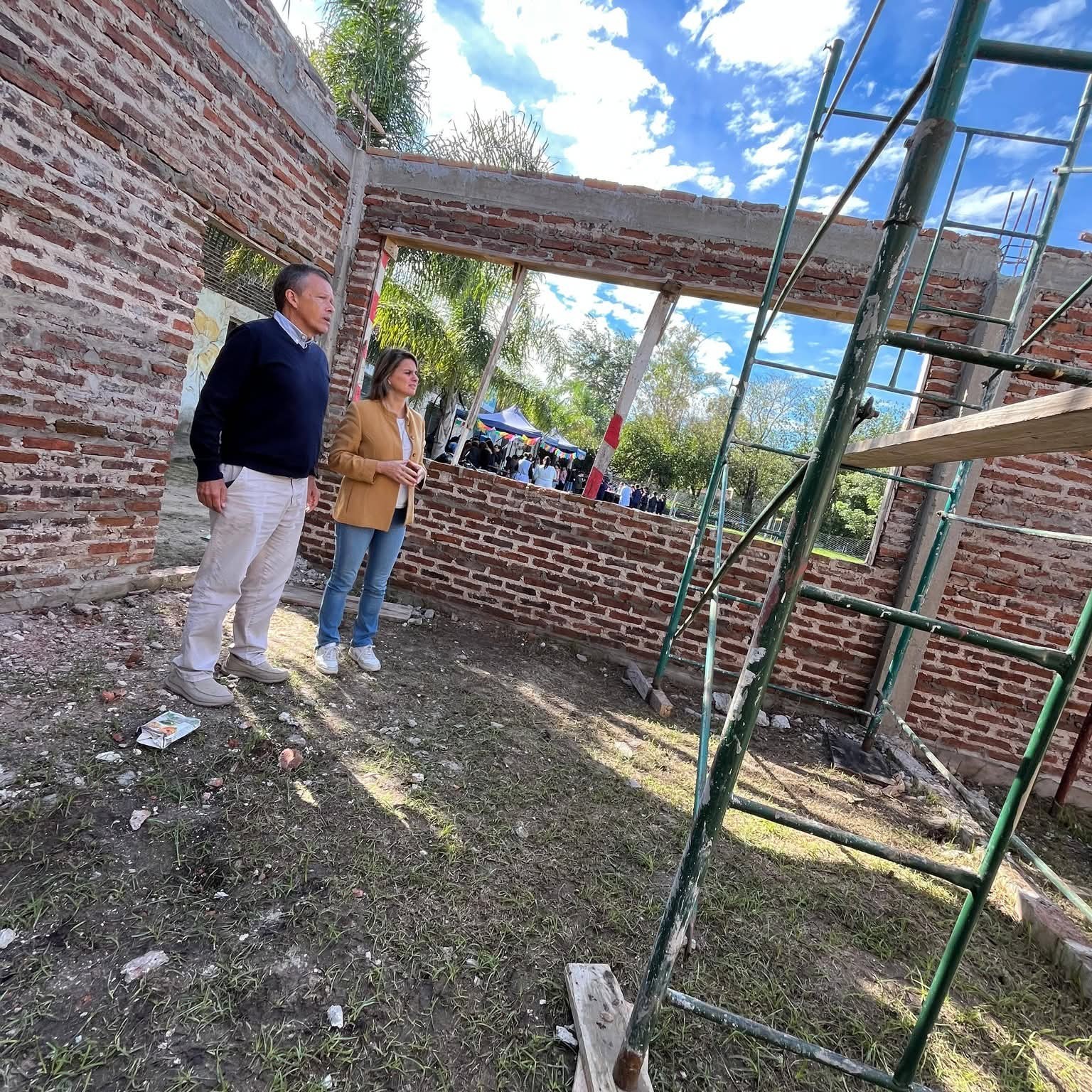 Avanza la obra del Salón de Emprendedores en el CEC Semillita